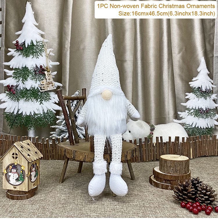 Cute & Snuggley Faceless Christmas Gnome Decor Dolls