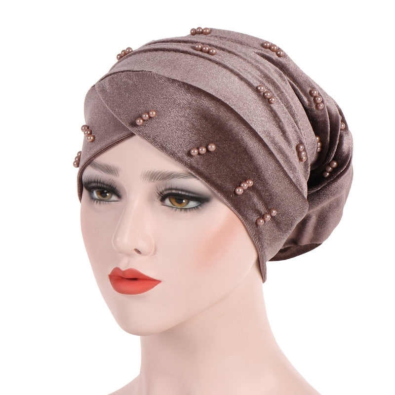 New Woman Hijabs Turban Head Cap Hat Beanie Ladies Hair Accessories Muslim Scarf Cap Hair Loss