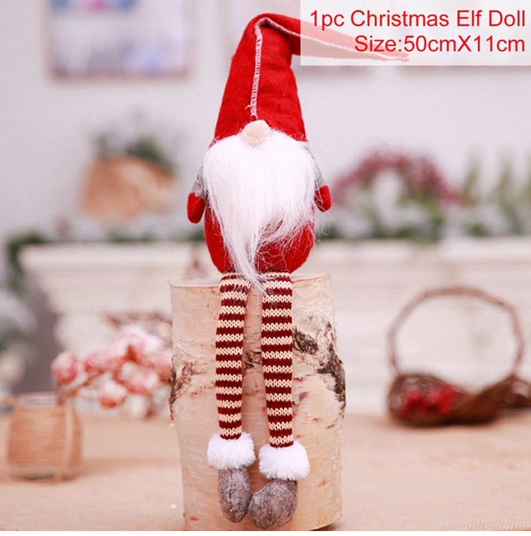 Cute & Snuggley Faceless Christmas Gnome Decor Dolls