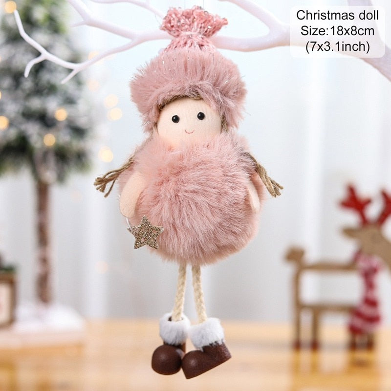 FENGRISE Navidad Angel Doll Christmas Ornaments