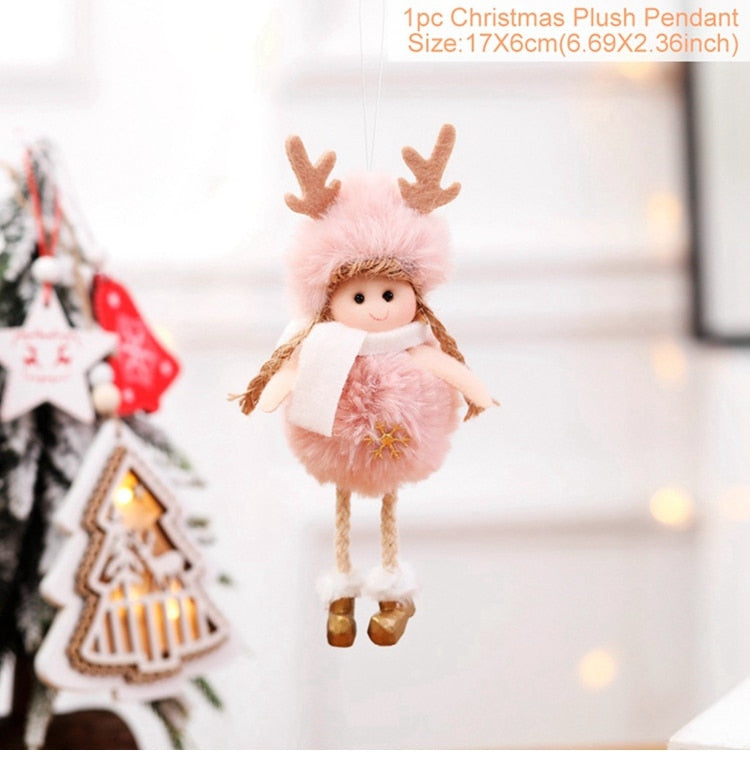 FENGRISE Navidad Angel Doll Christmas Ornaments