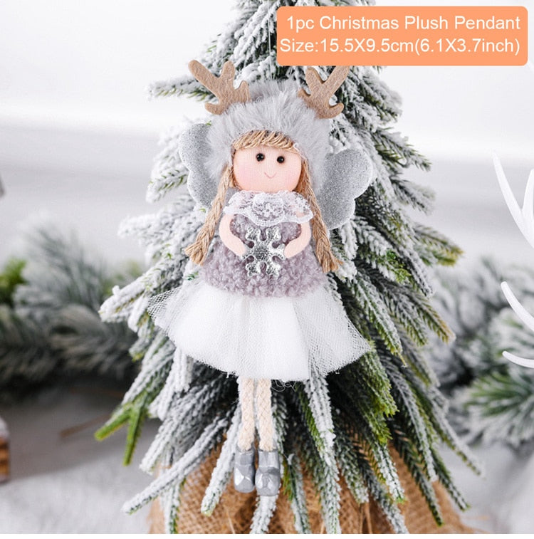 FENGRISE Navidad Angel Doll Christmas Ornaments