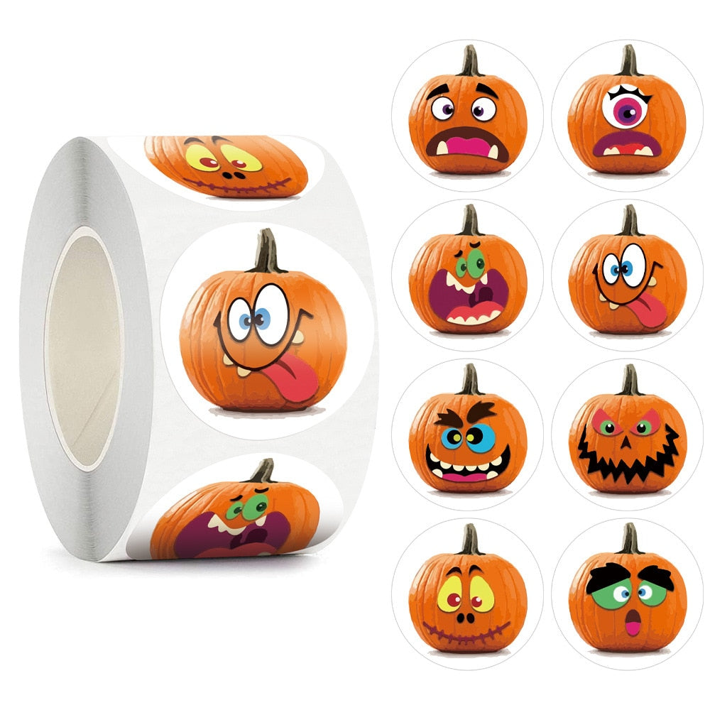 Handmade Halloween Gift Stickers (100-500PCS )