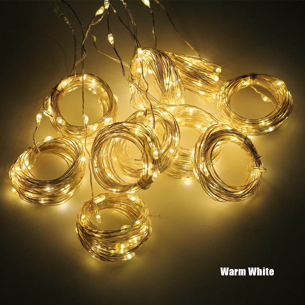 3M LED Curtain String Lights with Remote Control