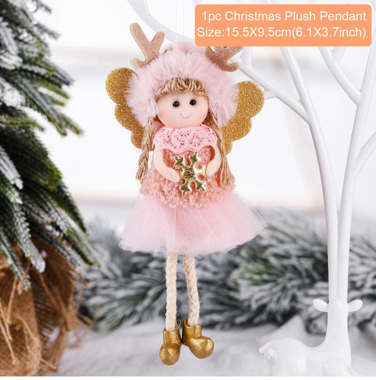 FENGRISE Navidad Angel Doll Christmas Ornaments