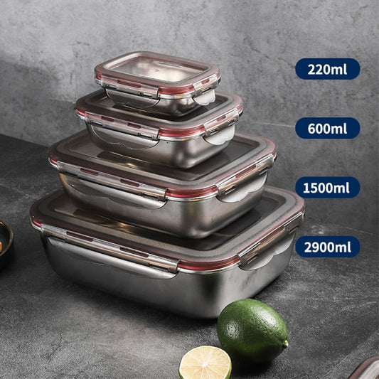 304 Stainless Steel Large Capacity Food Storage Containers