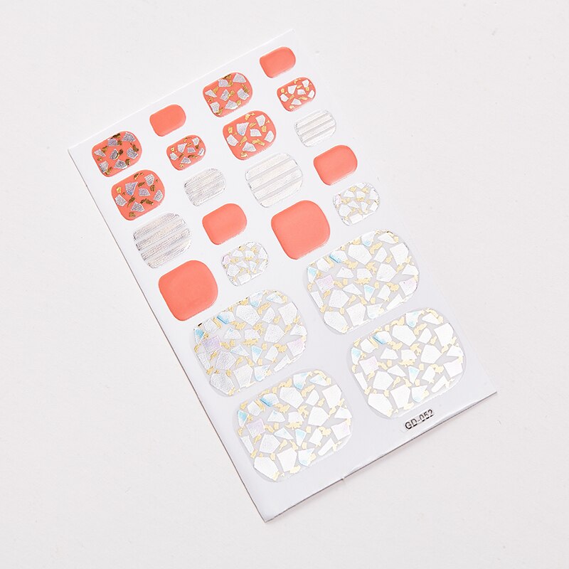 SANUXC Pedicure Nail Art Wrap Sheets