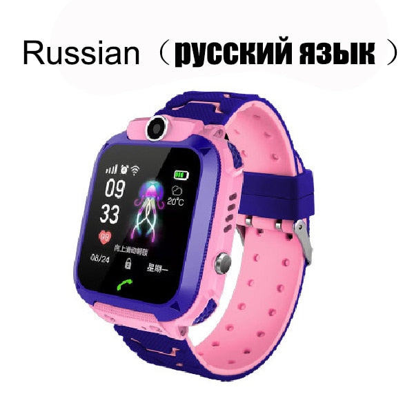 MEDIATECH SOS-IP67 Waterproof Smartwatch For Kids with Sim Card