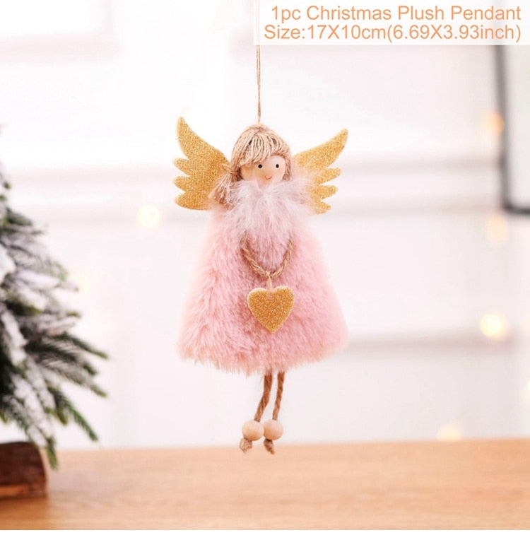 FENGRISE Navidad Angel Doll Christmas Ornaments