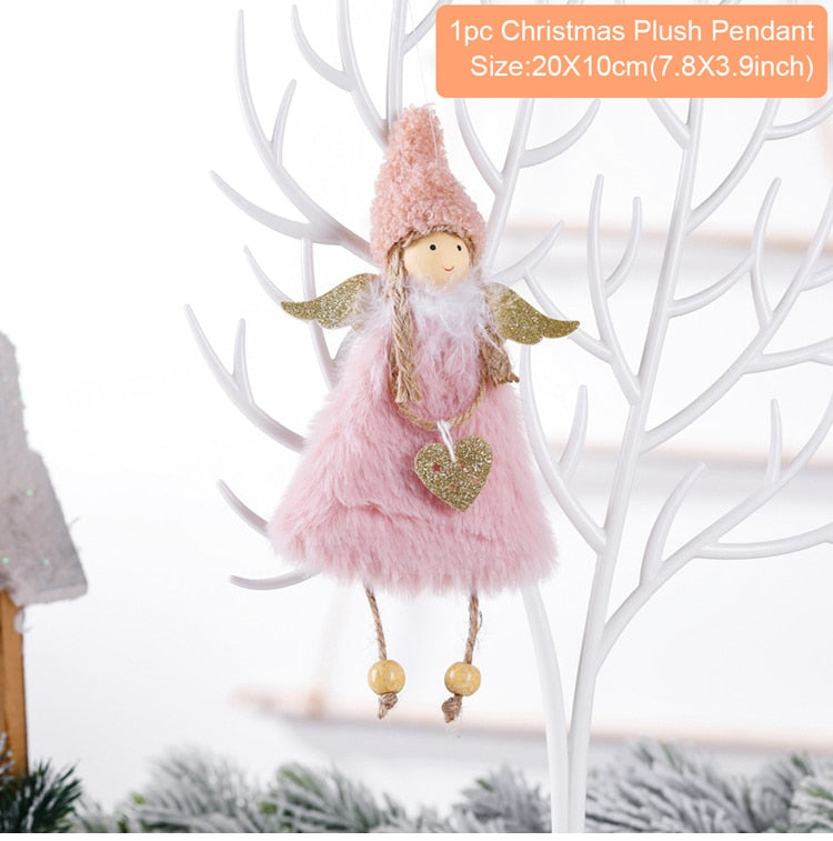 FENGRISE Navidad Angel Doll Christmas Ornaments