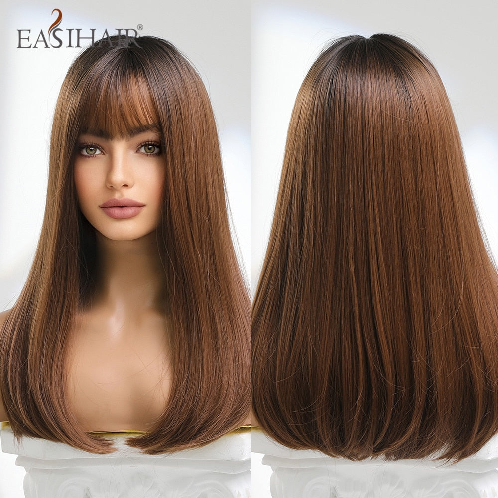 EASIHAIR Charming Layered Straight Synthetic Wig