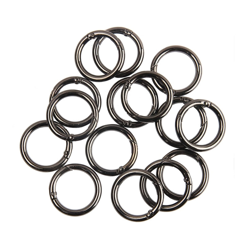 5pc Set Metal O-Ring Spring Clasps