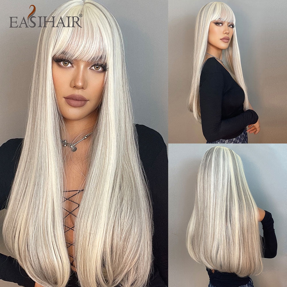 EASIHAIR Charming Layered Straight Synthetic Wig