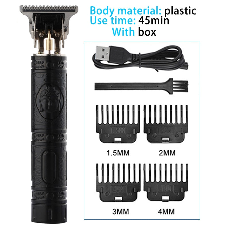 Cordless Rechargeable Buddah & Dragon Electric Hair Trimmer Sets