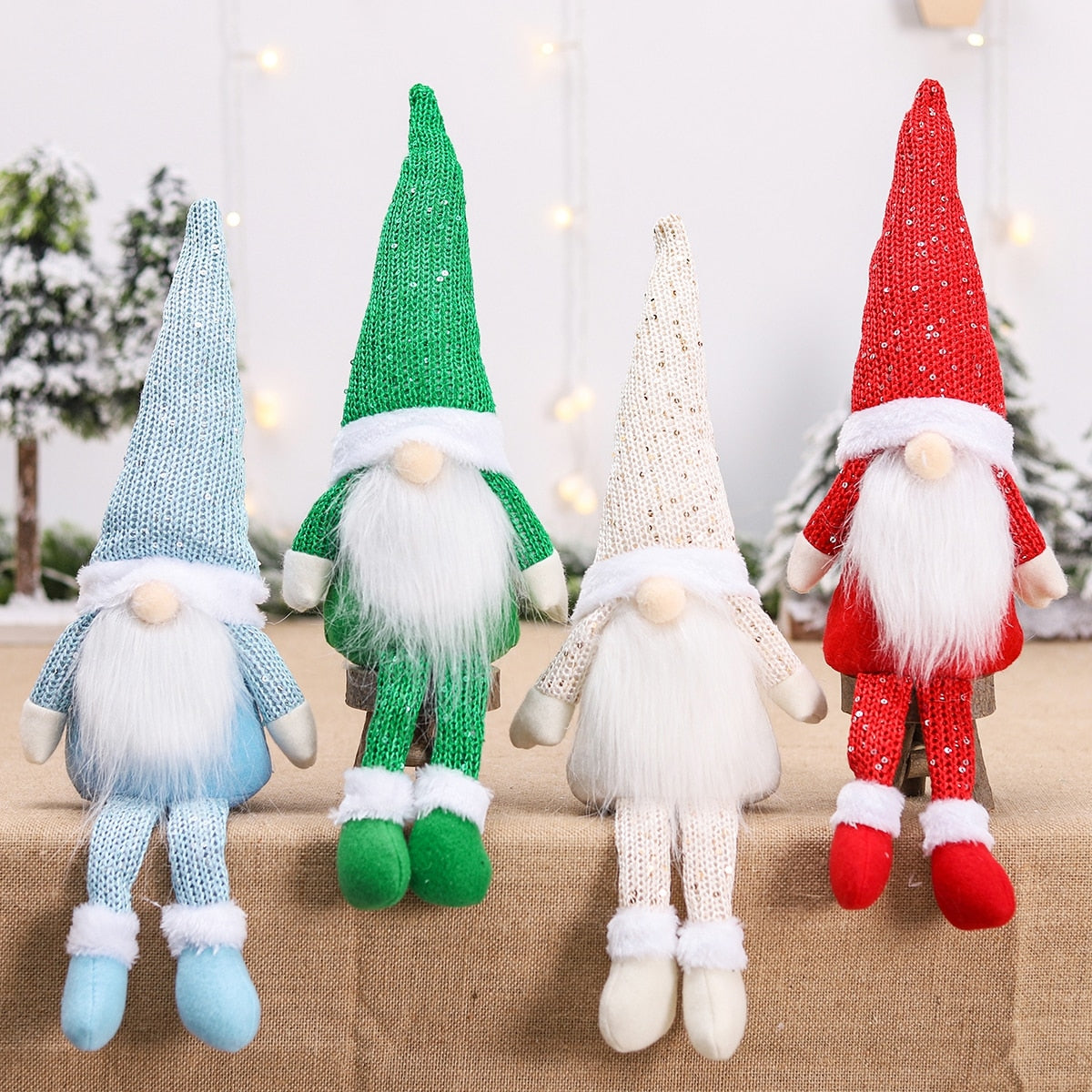 Cute & Snuggley Faceless Christmas Gnome Decor Dolls