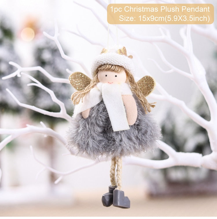 FENGRISE Navidad Angel Doll Christmas Ornaments