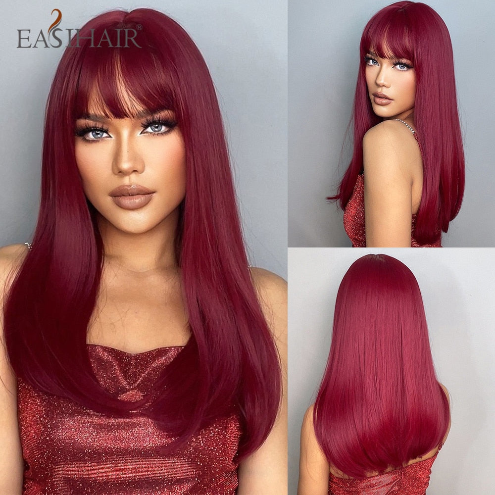 EASIHAIR Charming Layered Straight Synthetic Wig