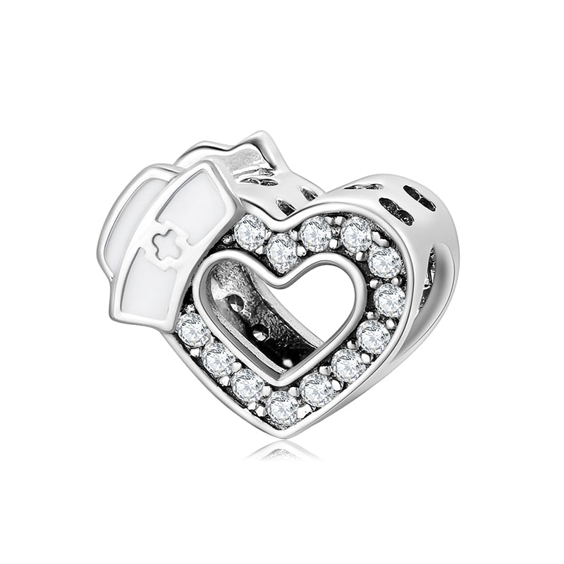 Sterling Silver Nursing & Medical Profession Pendants