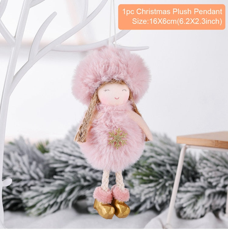 FENGRISE Navidad Angel Doll Christmas Ornaments