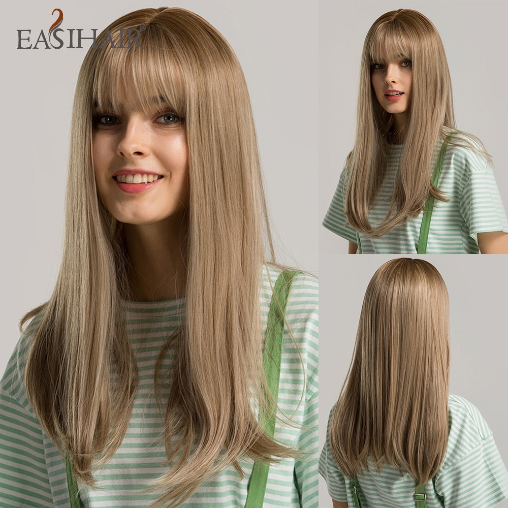 EASIHAIR Charming Layered Straight Synthetic Wig