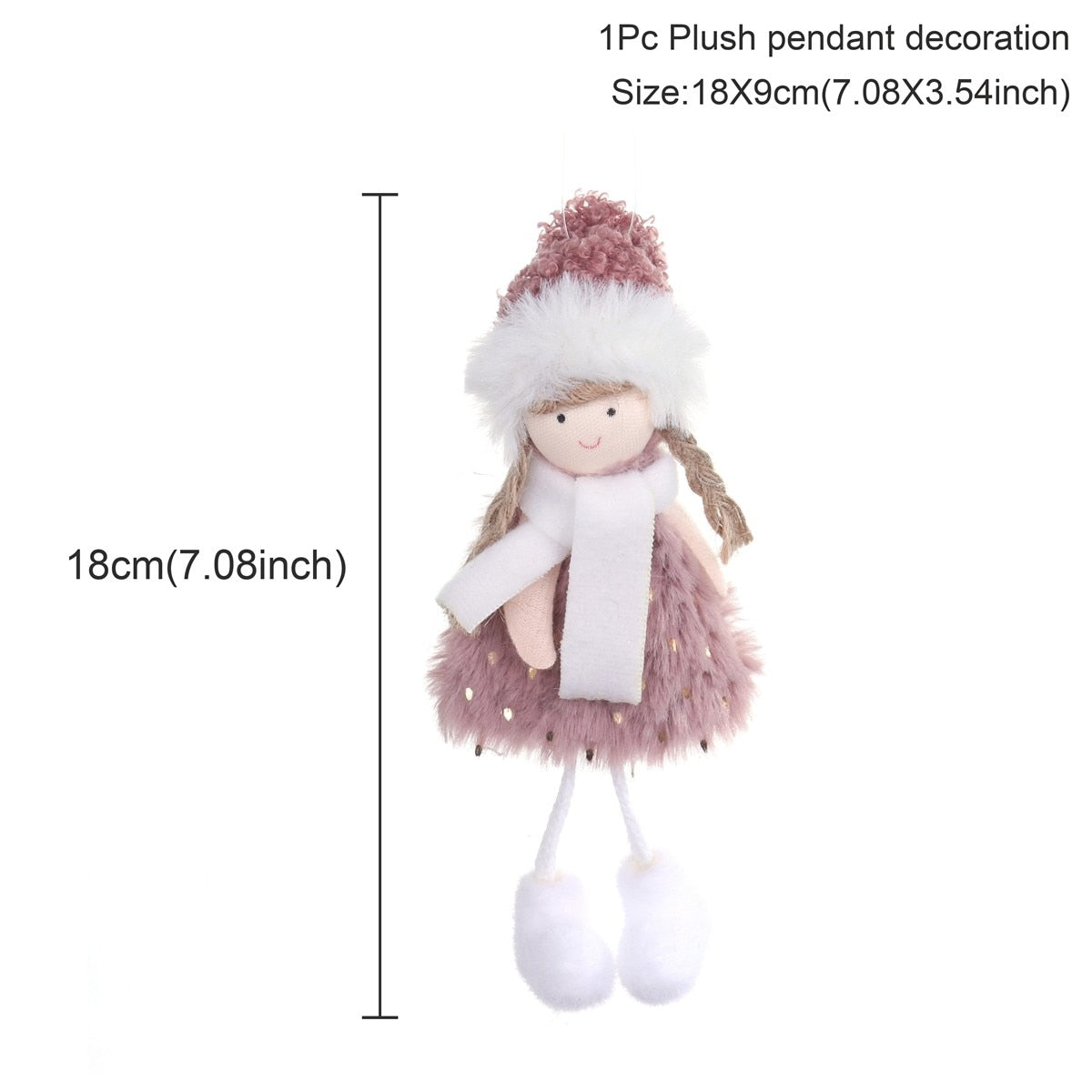 FENGRISE Navidad Angel Doll Christmas Ornaments