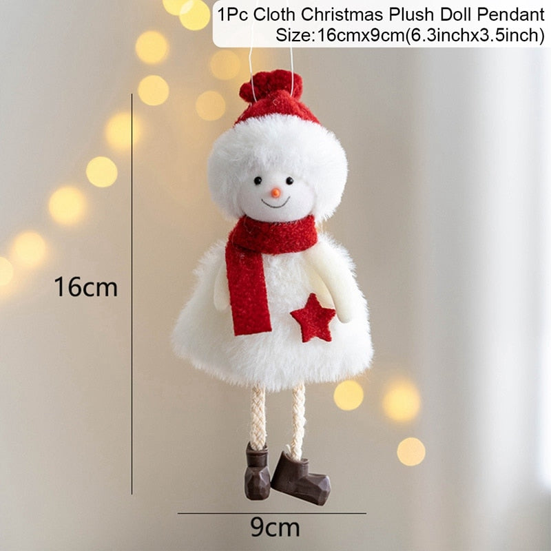 FENGRISE Navidad Angel Doll Christmas Ornaments