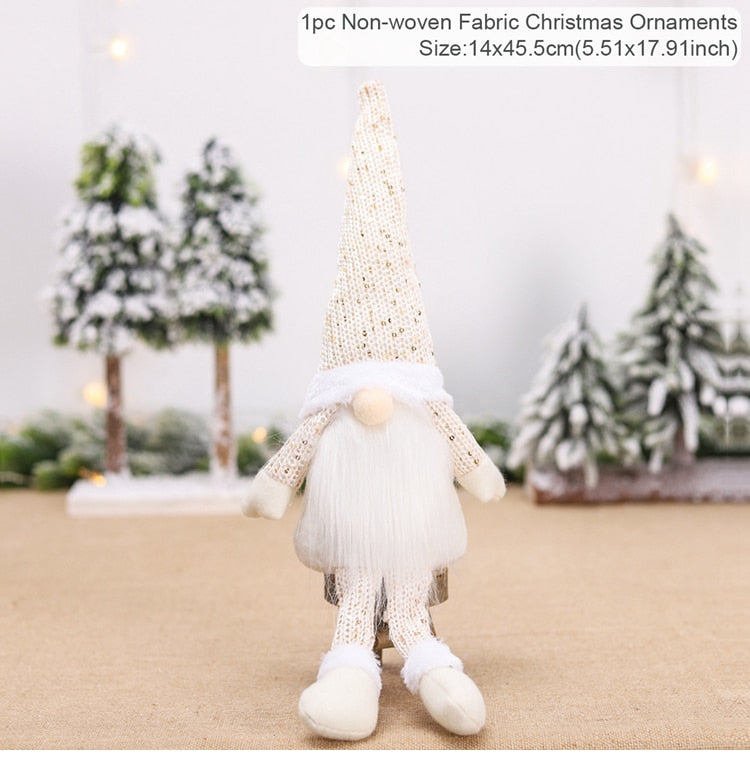 Cute & Snuggley Faceless Christmas Gnome Decor Dolls