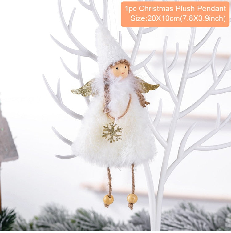 FENGRISE Navidad Angel Doll Christmas Ornaments