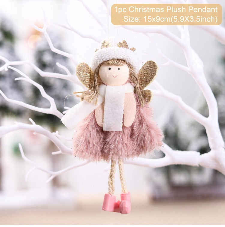 FENGRISE Navidad Angel Doll Christmas Ornaments