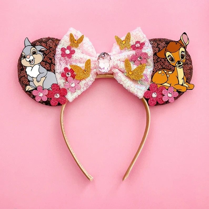 KAWAII Kids Cartoon Sequined Headband Hair Accessories for Girls