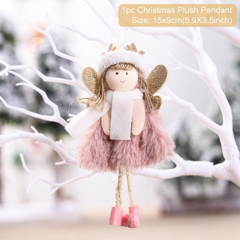 FENGRISE Navidad Angel Doll Christmas Ornaments