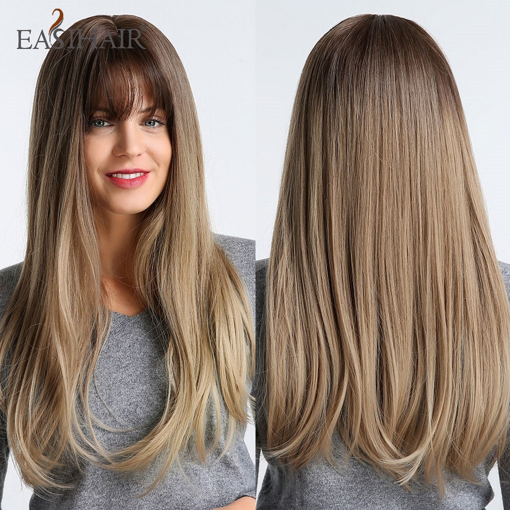 EASIHAIR Charming Layered Straight Synthetic Wig