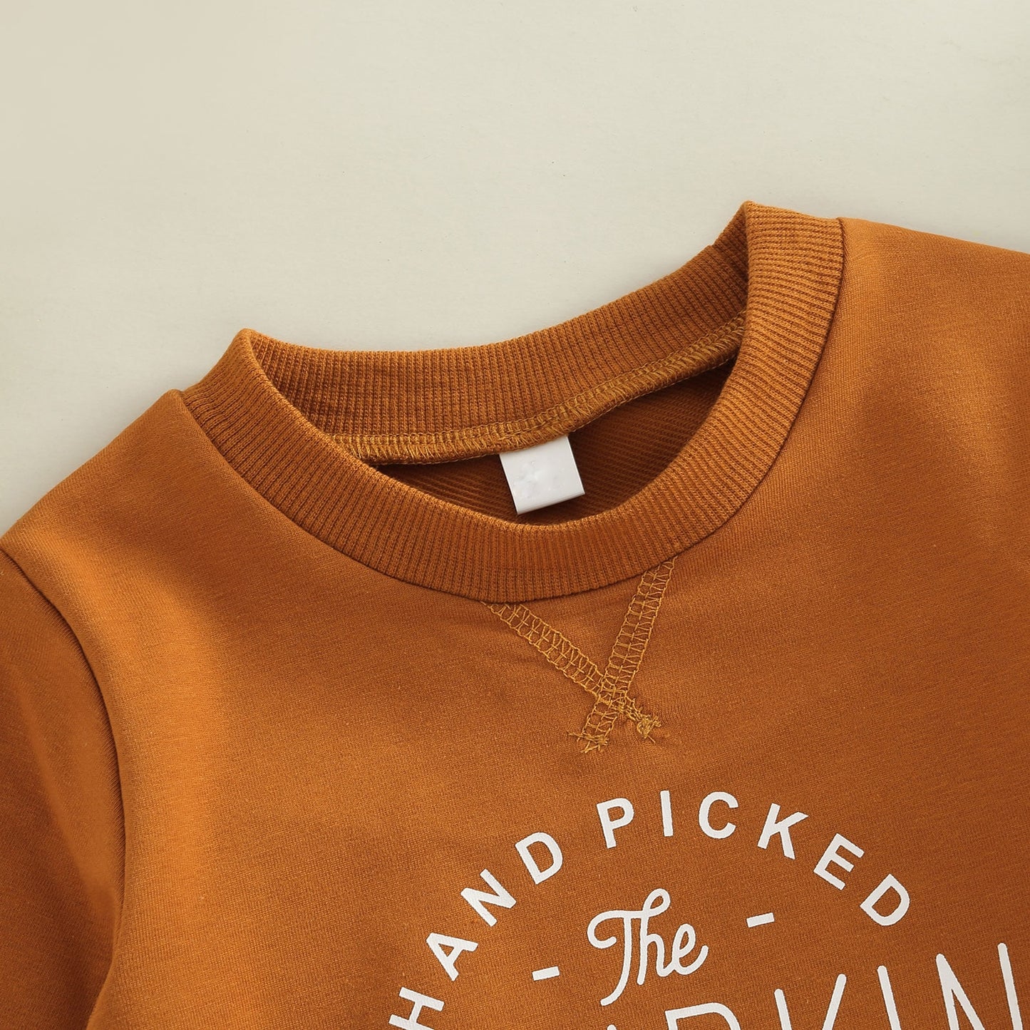 LIORAITIIN "The Pumpkin Patch Co." Toddler Long Sleeve Printed O-neck Sweatshirt