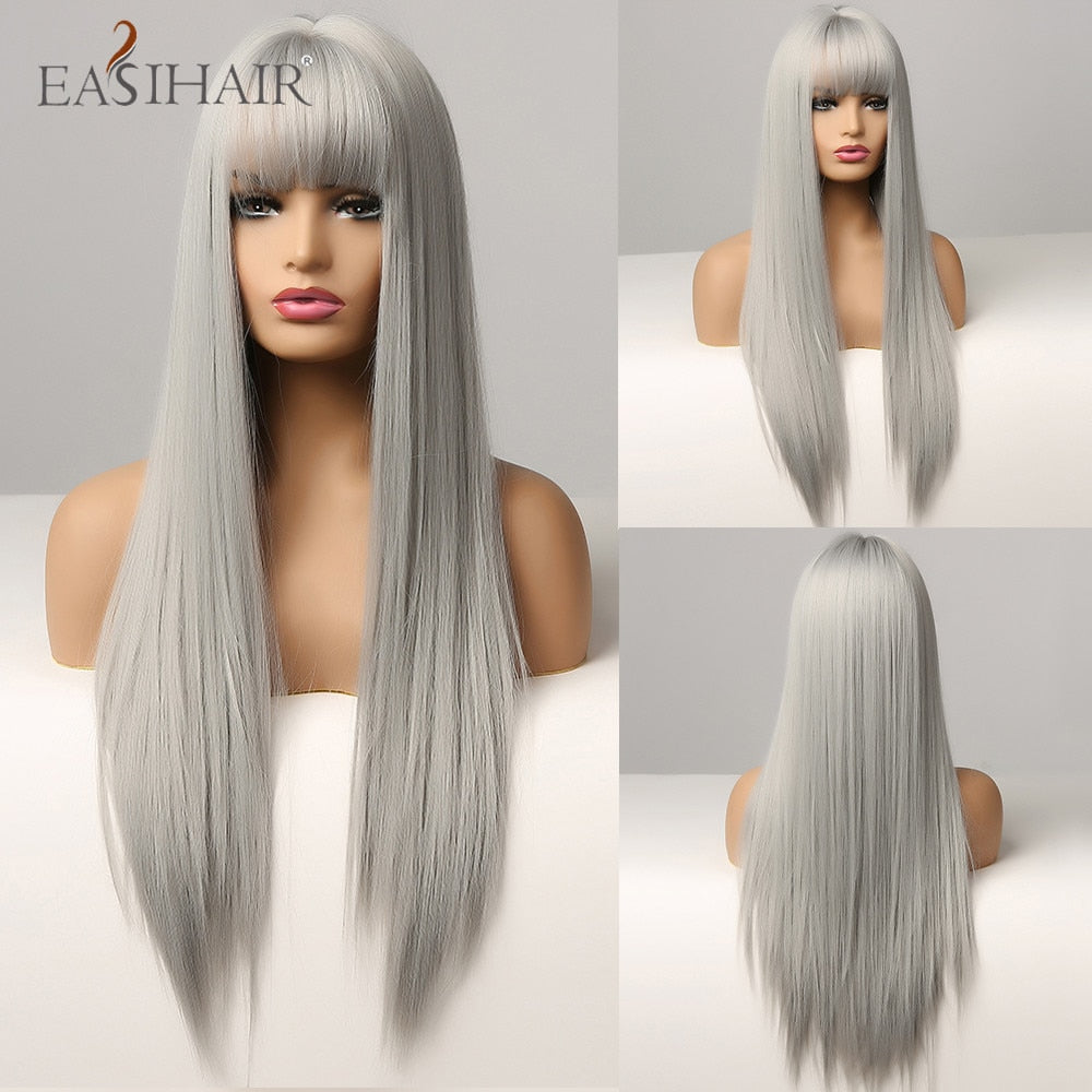 EASIHAIR Charming Layered Straight Synthetic Wig