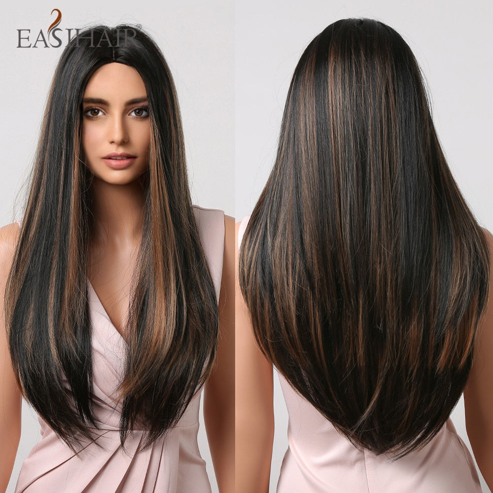 EASIHAIR Charming Layered Straight Synthetic Wig