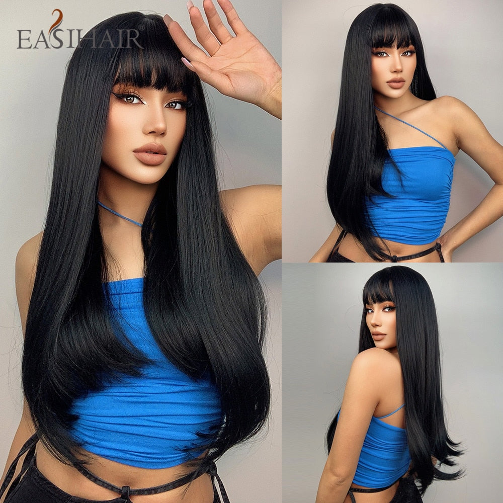 EASIHAIR Charming Layered Straight Synthetic Wig