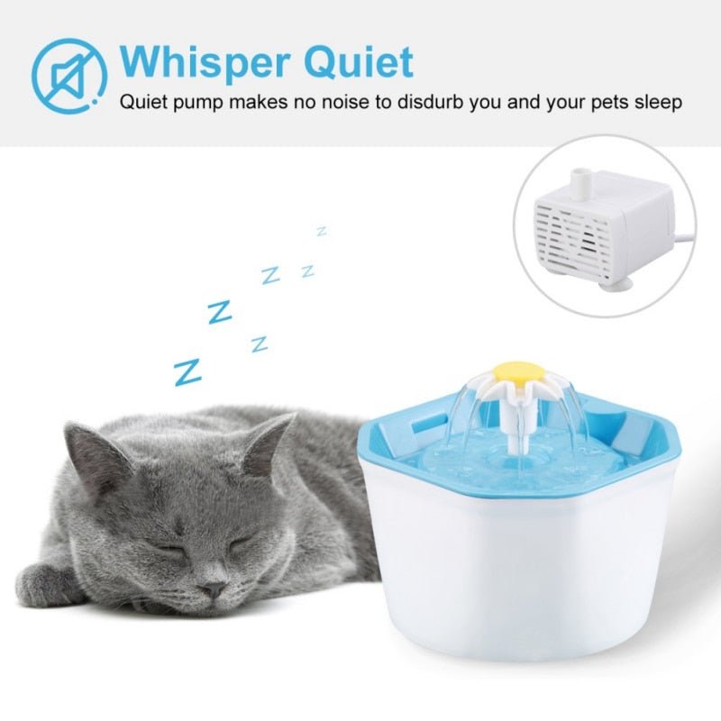 Automatic Pet Cat Water Fountain Dispenser USB 2L Ultra Quiet Dog Drinking Bowl Drinker Feeder Bowl Pet Drinking Feeder-1