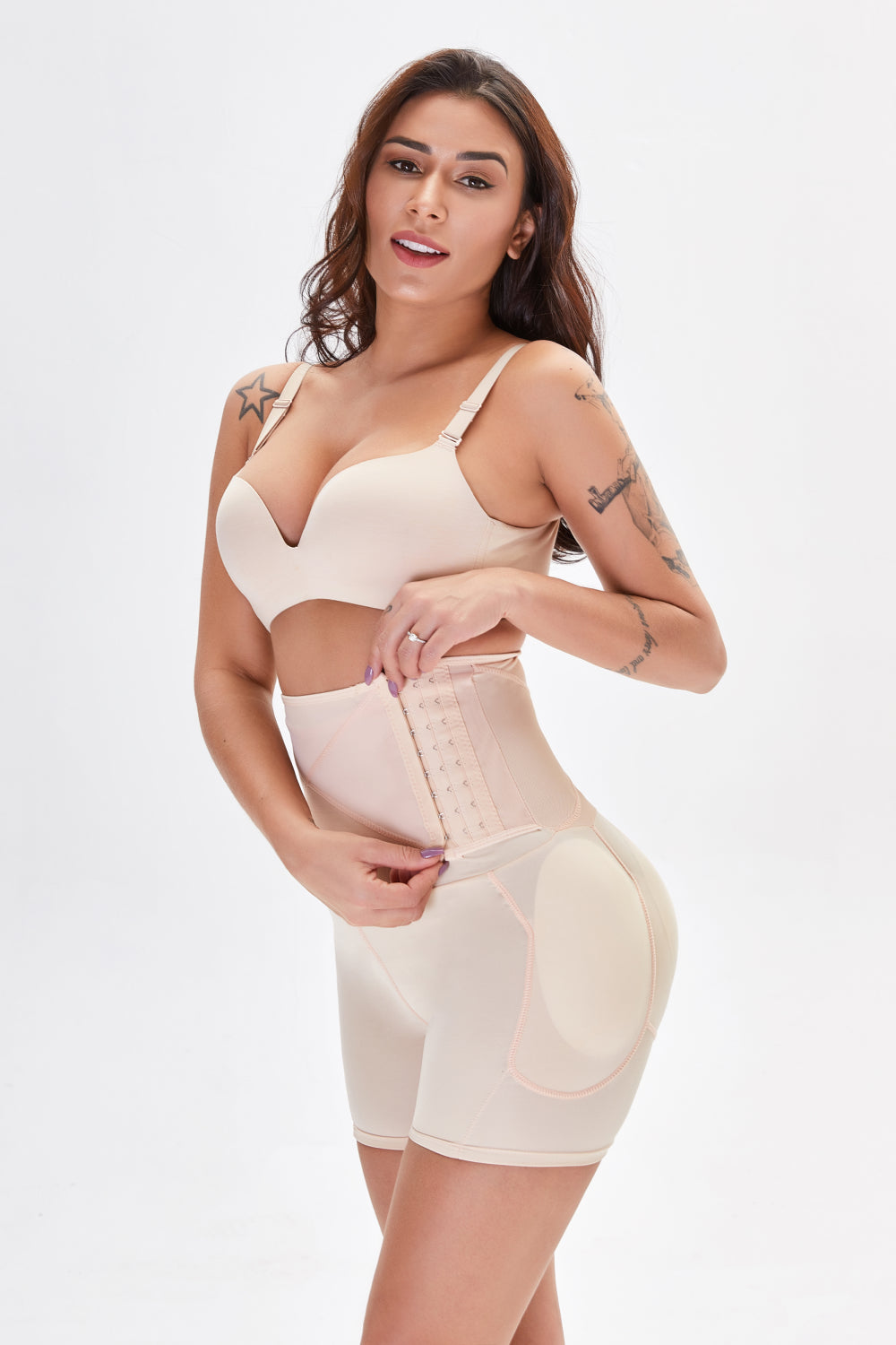 Full Figure Hip-Lifting Shapewear Shorts