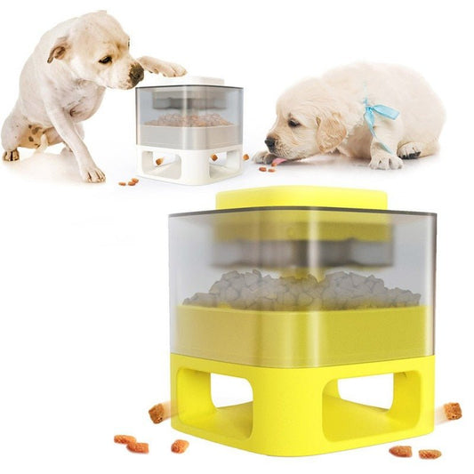 Dog Cat Feeding Bowls Dog Water Dispenser Eat Slow Dog Bowl Slow Feeder Puzzle Catapult Toys Pet Supplies-0