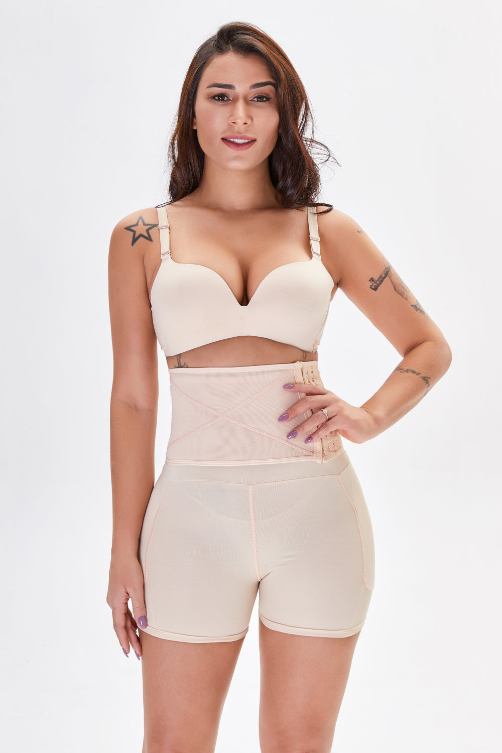 Full Figure Hip-Lifting Shapewear Shorts