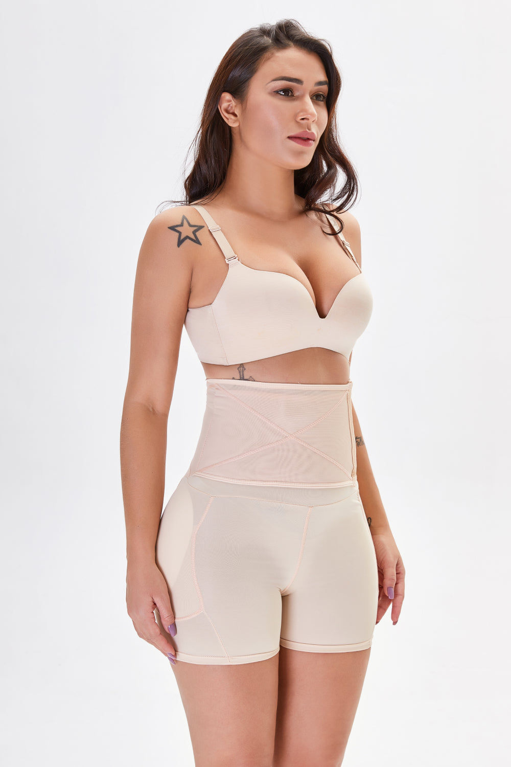 Full Figure Hip-Lifting Shapewear Shorts