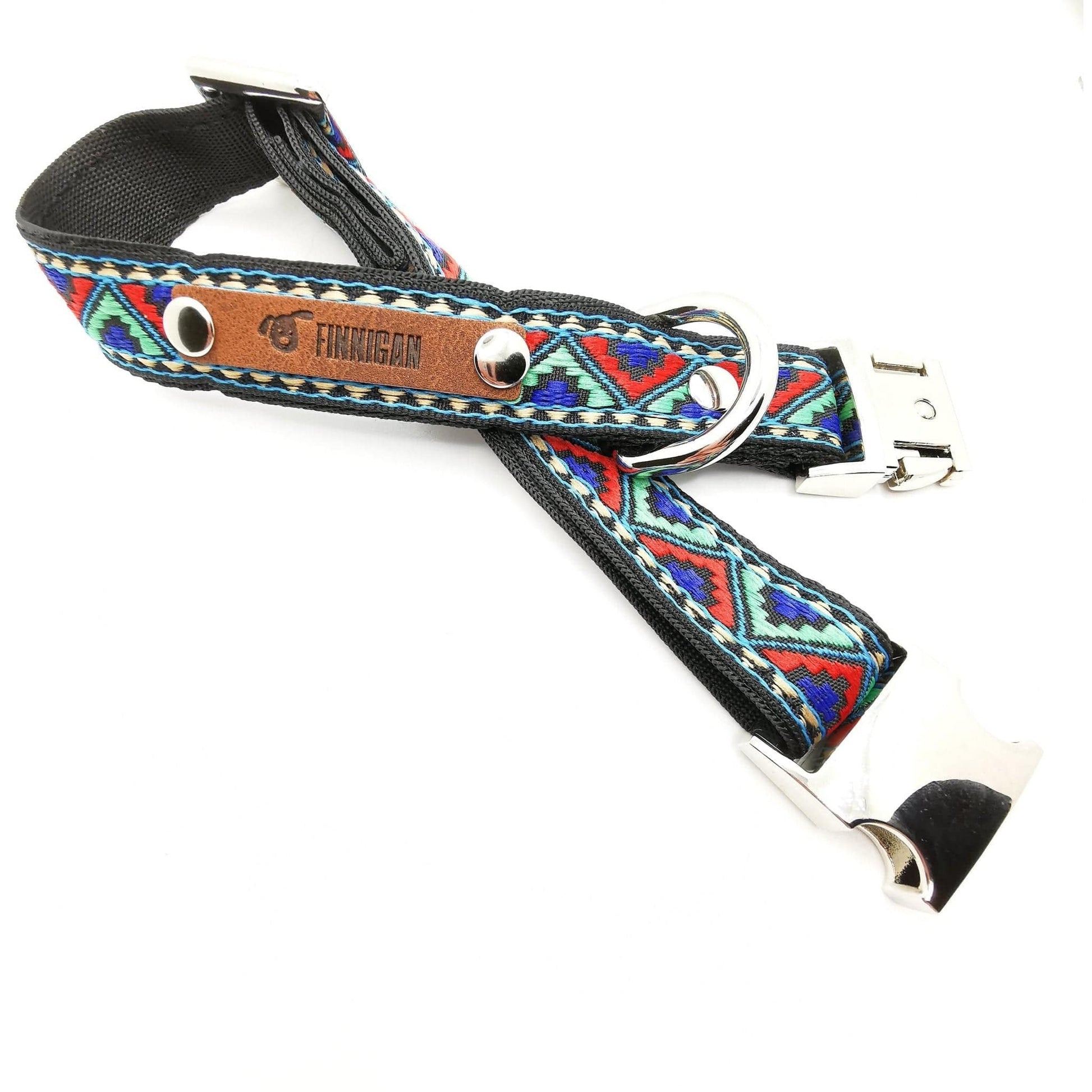 Finnigan Designer Dog Collar (ZigZag Collection) Medium-7