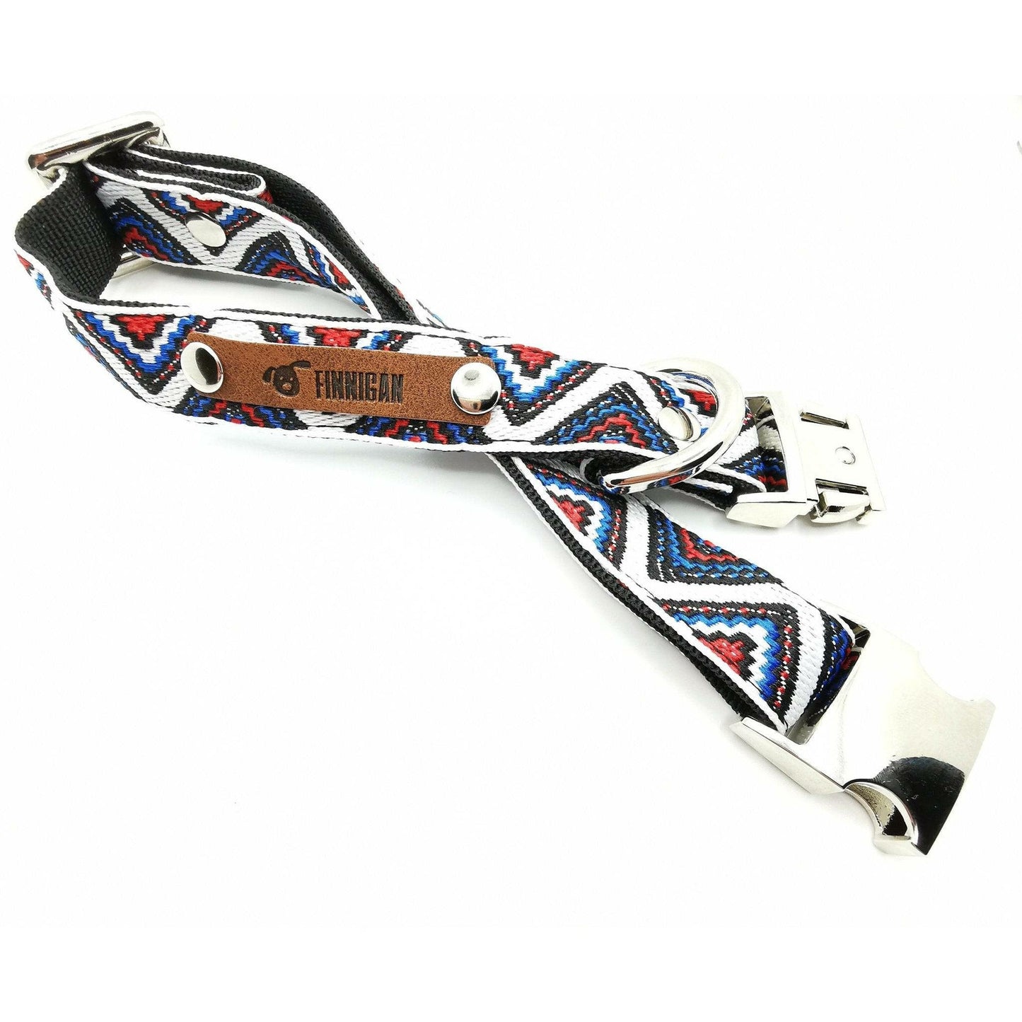 Finnigan Designer Dog Collar (ZigZag Collection) Medium-1