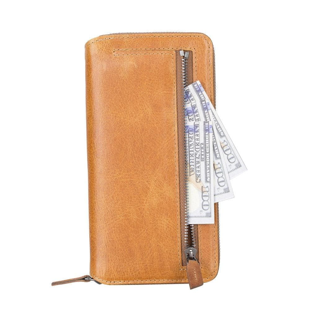 BOULETTA Zippered Leather Detachable Wallet Case