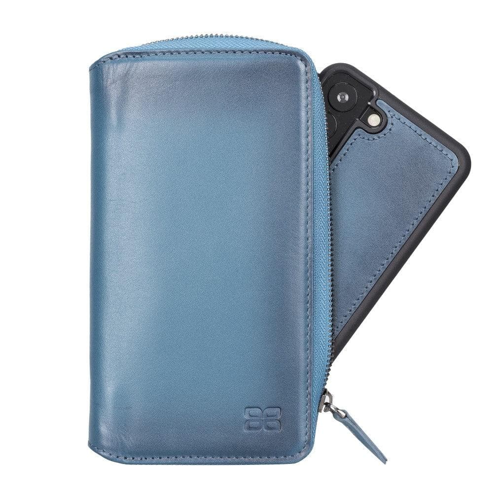 BOULETTA Zippered Leather Detachable Wallet Case