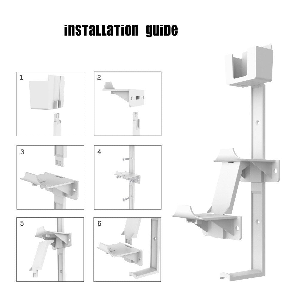 Game Controller Holder Remote Wall mount Bracket with headset Hanger Storage Stand For PS5,Xbox Series X,PS4,Xbox One,NS Switch-2