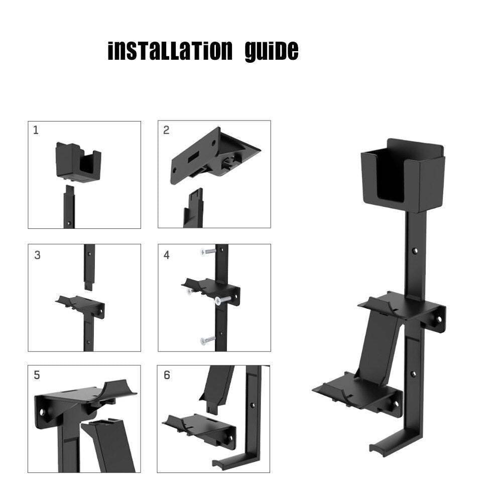 Game Controller Holder Remote Wall mount Bracket with headset Hanger Storage Stand For PS5,Xbox Series X,PS4,Xbox One,NS Switch-8